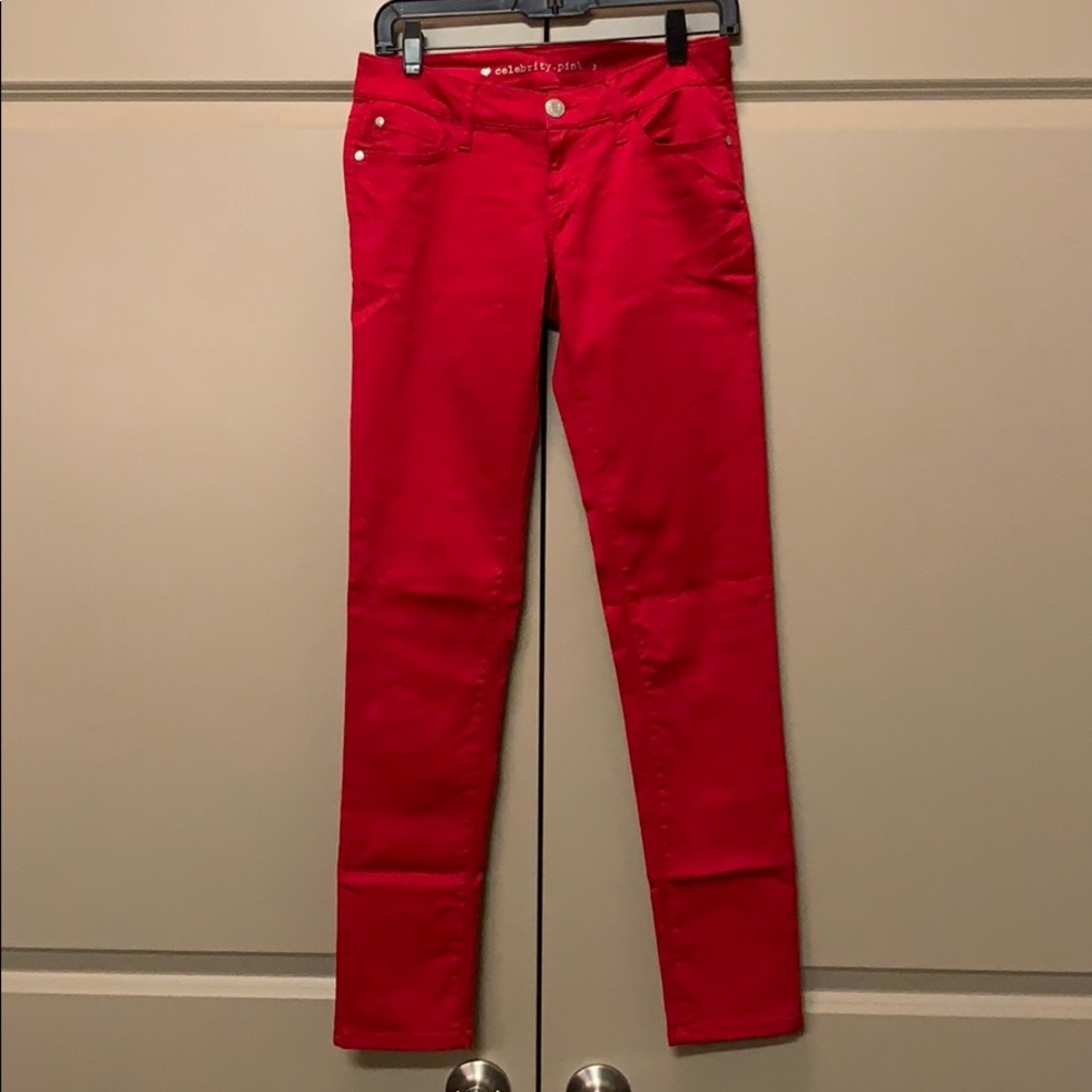 Celebrity Pink Red Skinny Jean